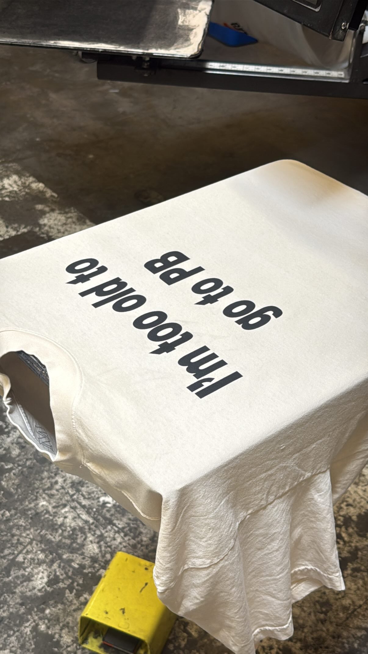 I'm Too Old to Go to PB Tee